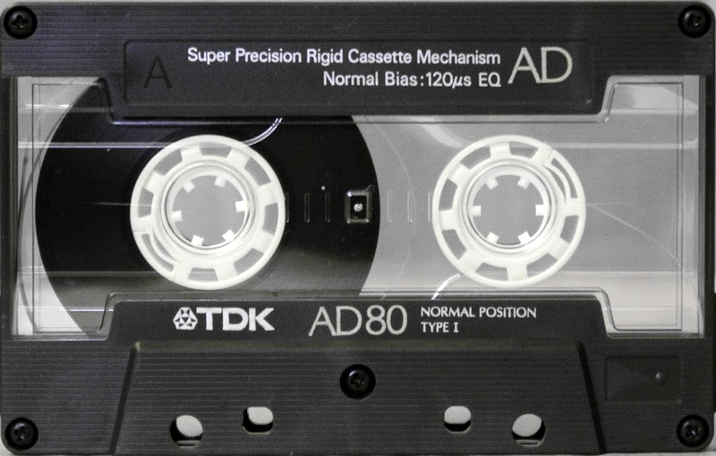 Compact Cassette TDK AD 80 "AD-80K" Type I Normal 1989 Japan
