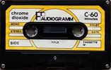 Compact Cassette Audiogramm 60 Type II Chrome 1981 France