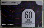 Compact Cassette Melectronic MC II 60 Type II Chrome 1994 Switzerland