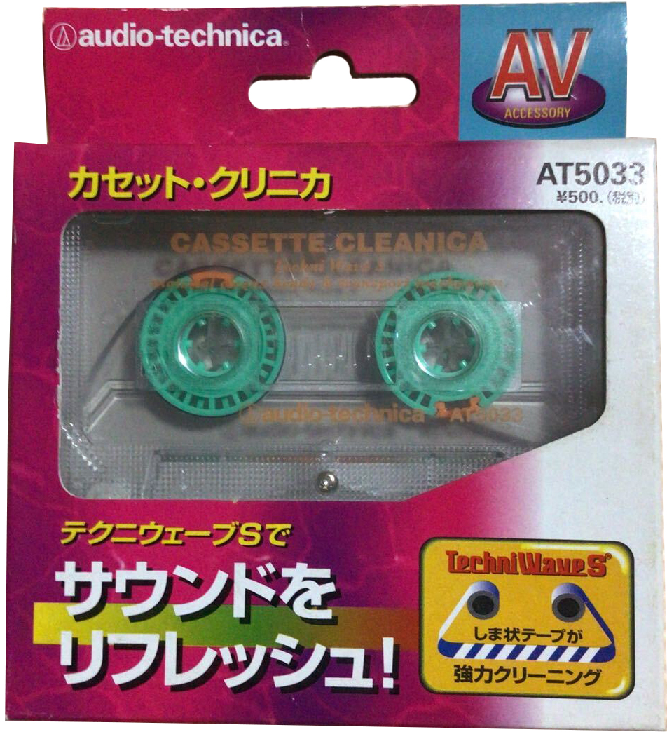 Blister audio-technica "AT5033 Techni Wave S" Cleaning Cassette Japan