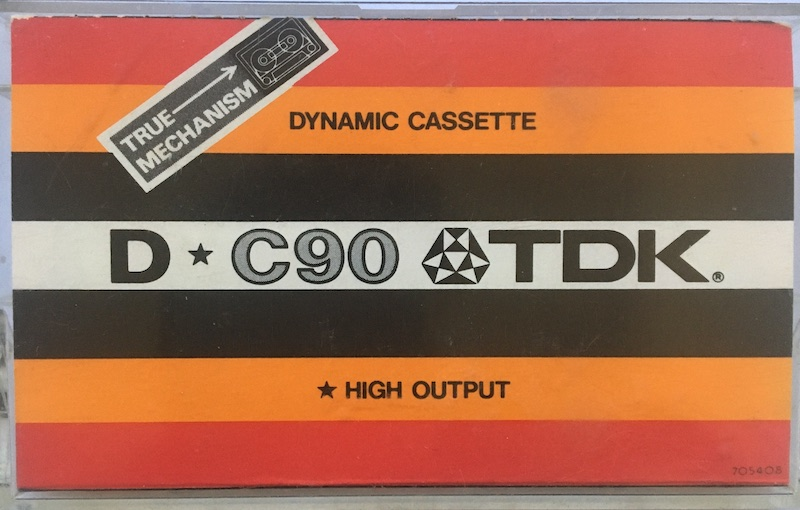 Compact Cassette TDK D 90 Type I Normal 1977 Europe, USA