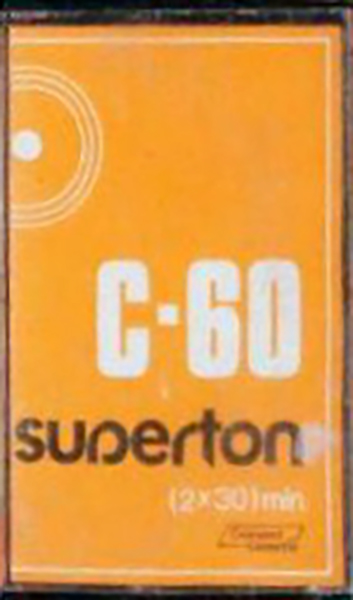 Compact Cassette Superton 60 Type I Normal East Europe