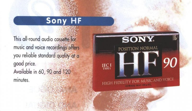 Compact Cassette: Sony  - HF 60