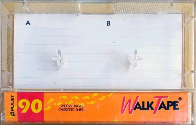 Compact Cassette Plajet Walktape 90 Type I Normal 1994 Latin America