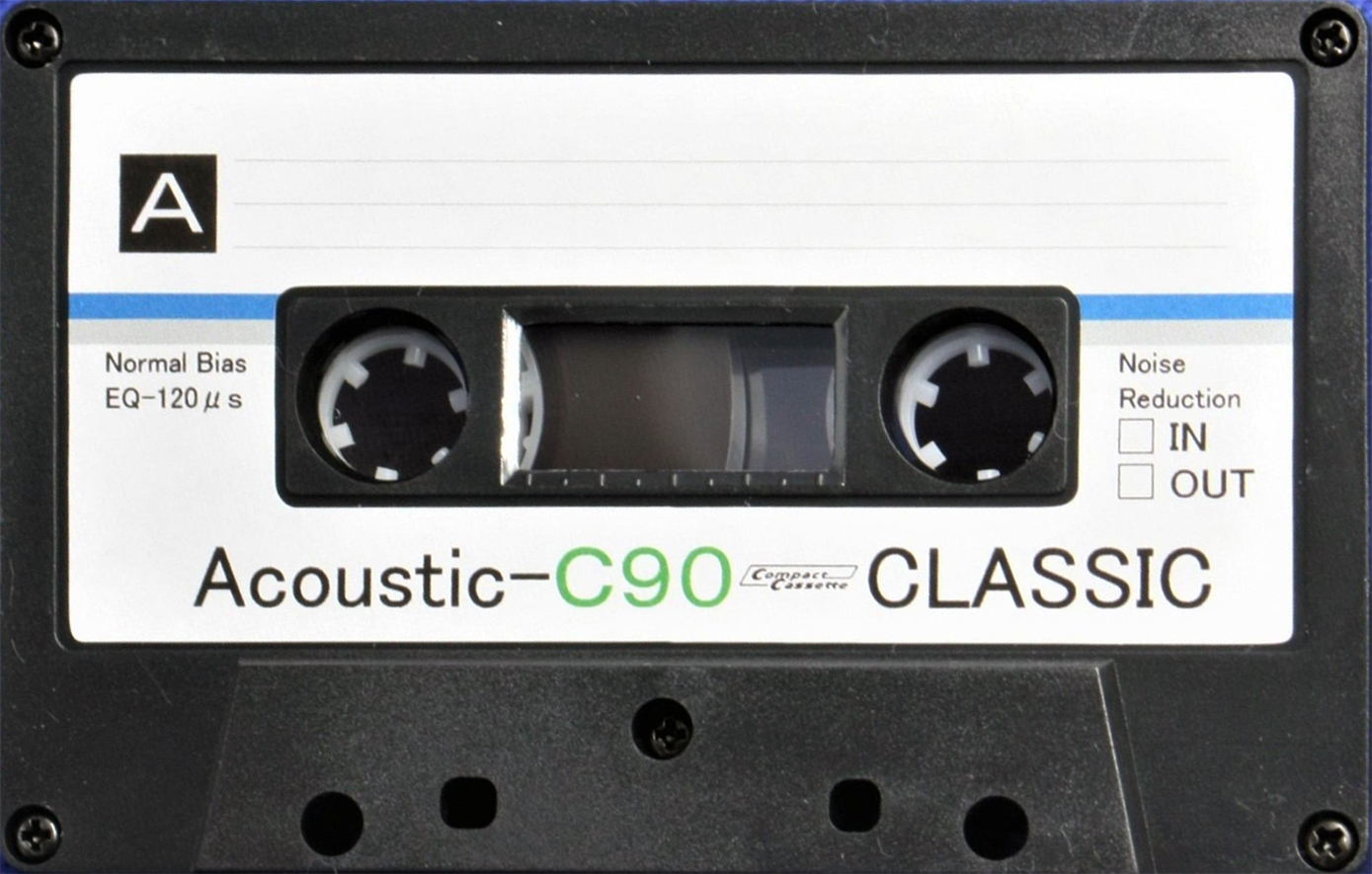 Compact Cassette Classic Acoustic 90 Type I Normal 2021 Worldwide