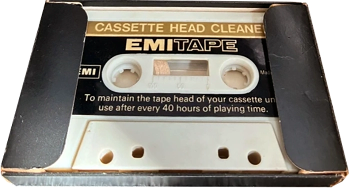 Compact Cassette EMITAPE Cleaning Cassette 1973 UK