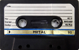 Compact Cassette Polimer 90 Type IV Metal 1983 Hungary