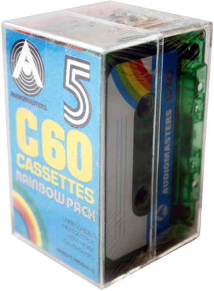 5 pack Audiomasters 60 "Rainbow pack" Type I Normal Unknown Country