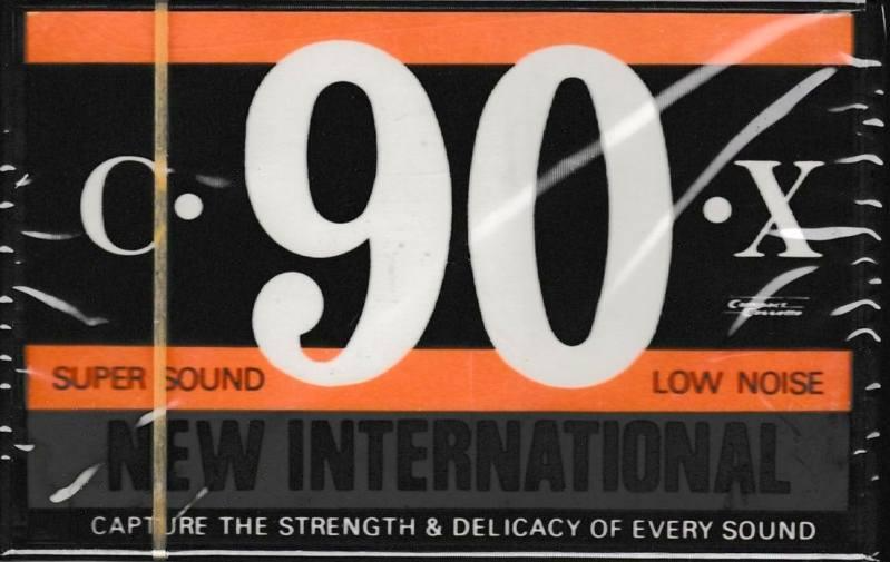 Compact Cassette New International 90 "C-90-X" Type I Normal Unknown Country