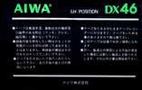 Compact Cassette Aiwa DX 46 Type I Normal 1982 Japan