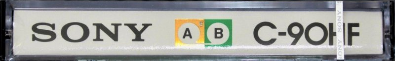 Compact Cassette Sony HF 90 Type I Normal 1976 North America