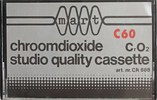 Compact Cassette Mart 60 Type II Chrome Germany