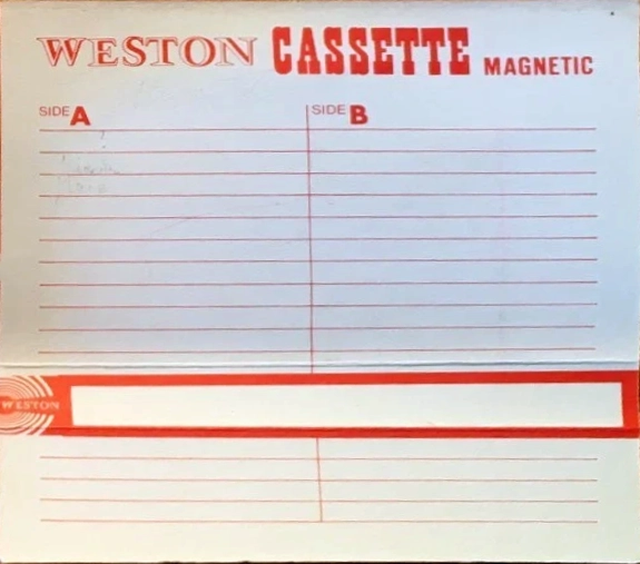 Compact Cassette Weston 90 Type I Normal 1977 India