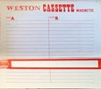 Compact Cassette Weston 90 Type I Normal 1977 India