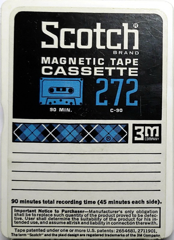 Compact Cassette: 3M Scotch - 272 90