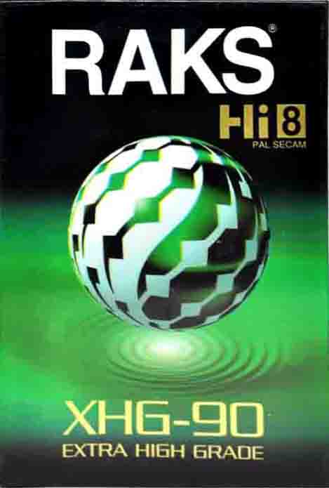 Video8, Hi8, Digital8 RAKS 90 "XHG" Type IV Metal 1992 Europe