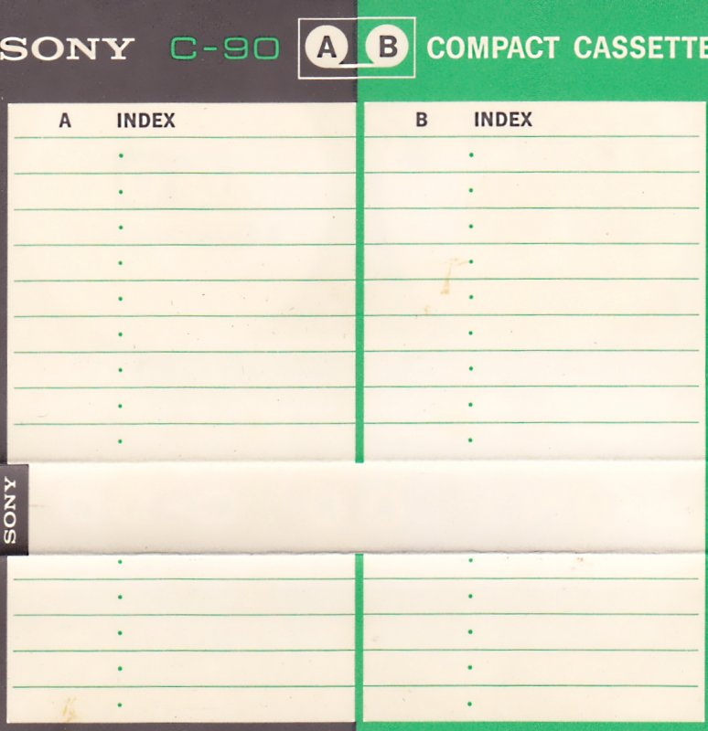 Compact Cassette: Sony  -  90