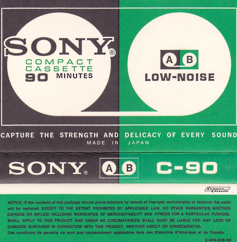 Compact Cassette: Sony  -  90