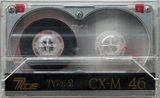 Compact Cassette MCE CX-M 46 Type II Chrome 1982 Italy
