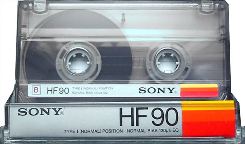 Compact Cassette Sony HF 90 Type I Normal 1983 USA