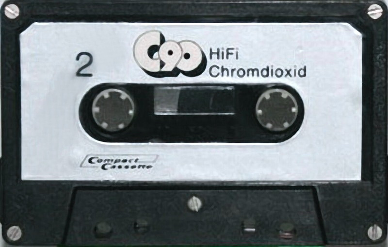 Compact Cassette Kaufhalle 90 Type II Chrome 1974 Germany