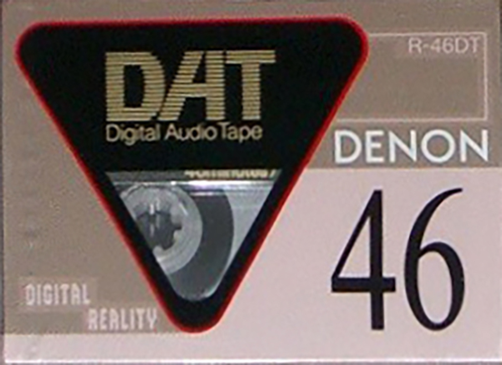 Digital Audio Tape Denon 46 "R-46DT T" Type IV Metal 1993 Japan