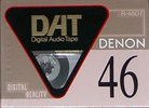 Digital Audio Tape Denon 46 "R-46DT T" Type IV Metal 1993 Japan