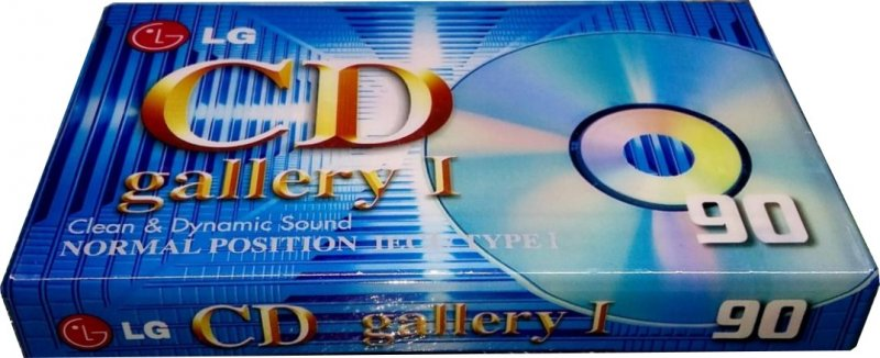 Compact Cassette LG CD Gallery I 90 Type I Normal 1997 Europe