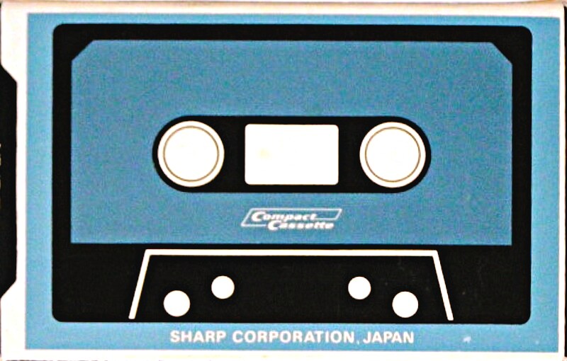 Compact Cassette Sharp 60 "Sampler Tape" Demonstration Tape 1971 Worldwide