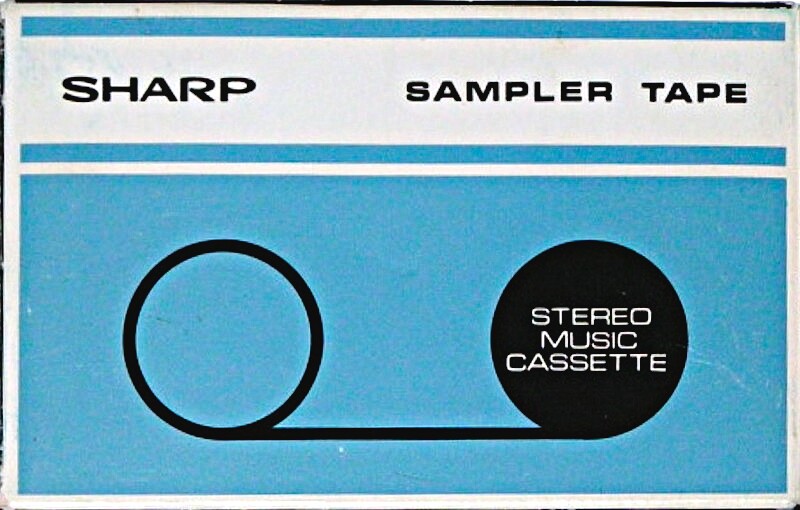 Compact Cassette Sharp 60 "Sampler Tape" Demonstration Tape 1971 Worldwide