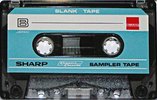 Compact Cassette Sharp 60 "Sampler Tape" Demonstration Tape 1971 Worldwide