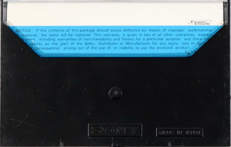 Compact Cassette Sony 120 "High Fidelity" Type I Normal 1976 USA