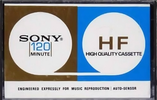 Compact Cassette Sony 120 "High Fidelity" Type I Normal 1976 USA