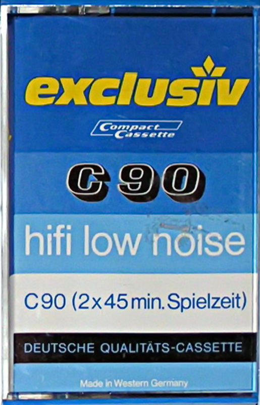 Compact Cassette Exclusiv 90 Type I Normal 1982 Germany