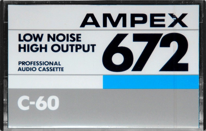 Compact Cassette Ampex 672 60 Type I Normal 1985 USA