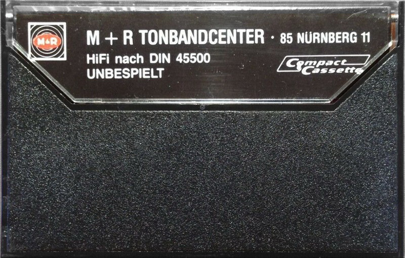 Compact Cassette M&R Chrom I 60 Type I Normal 1981 Germany