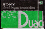 Compact Cassette Sony Duad 90 Type I Normal 1977 Japan