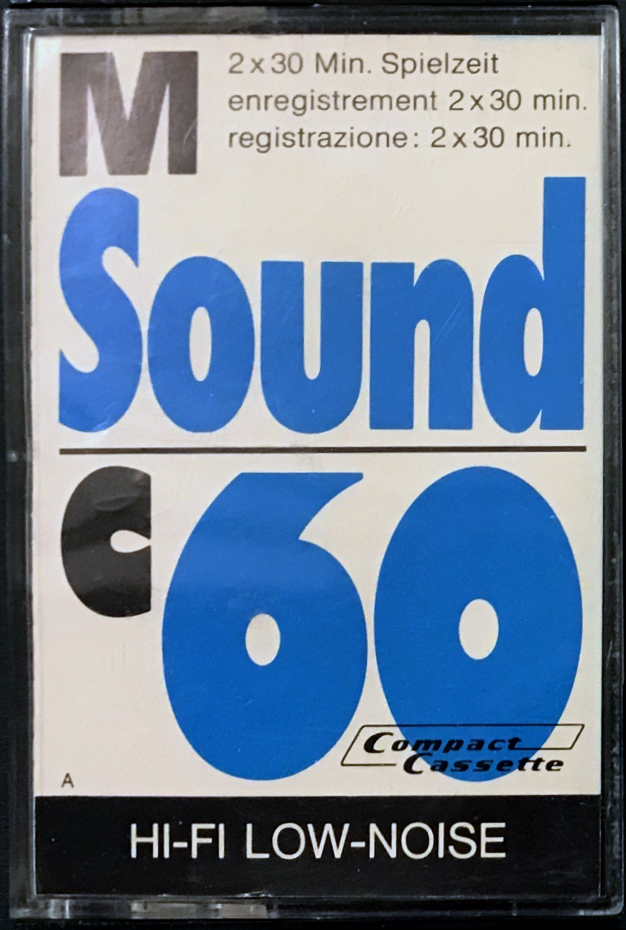 Compact Cassette: Audio Magnetics M Sound -  60