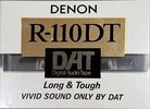 Digital Audio Tape Denon 110 "R-110DT S" Type IV Metal 1991 Japan
