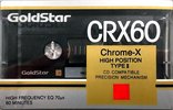 Compact Cassette Goldstar CRX 60 Type II Chrome 1989 USA