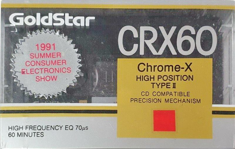 Compact Cassette: GoldStar / LG Goldstar - CRX 60