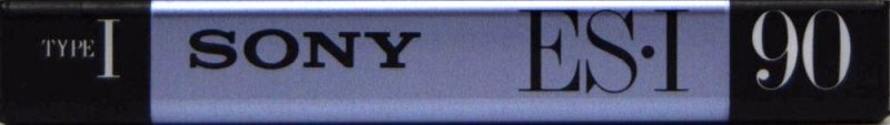 Compact Cassette Sony ES-I 90 Type I Normal 1991 North America