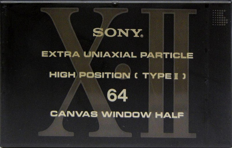 Compact Cassette Sony XII 64 Type II Chrome 1991 Japan