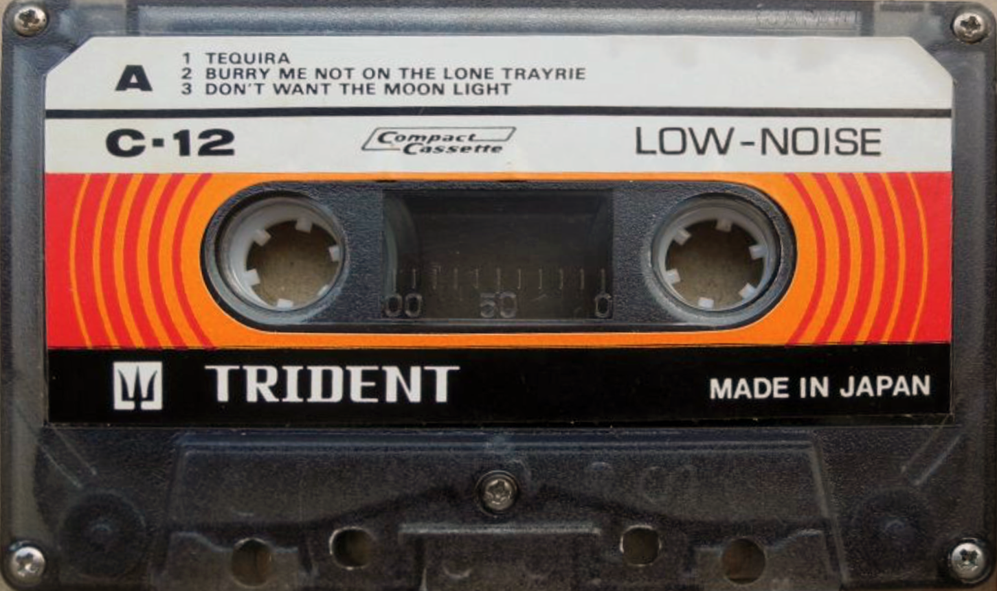 Compact Cassette Trident 12 Demonstration Tape Japan