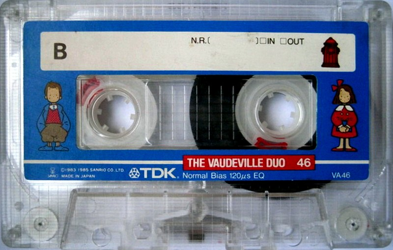 Compact Cassette TDK 46 "VA46 The Vaudeville Duo" Type I Normal 1985 Japan