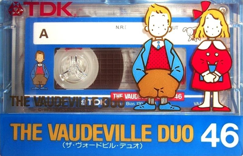 Compact Cassette TDK 46 "VA46 The Vaudeville Duo" Type I Normal 1985 Japan