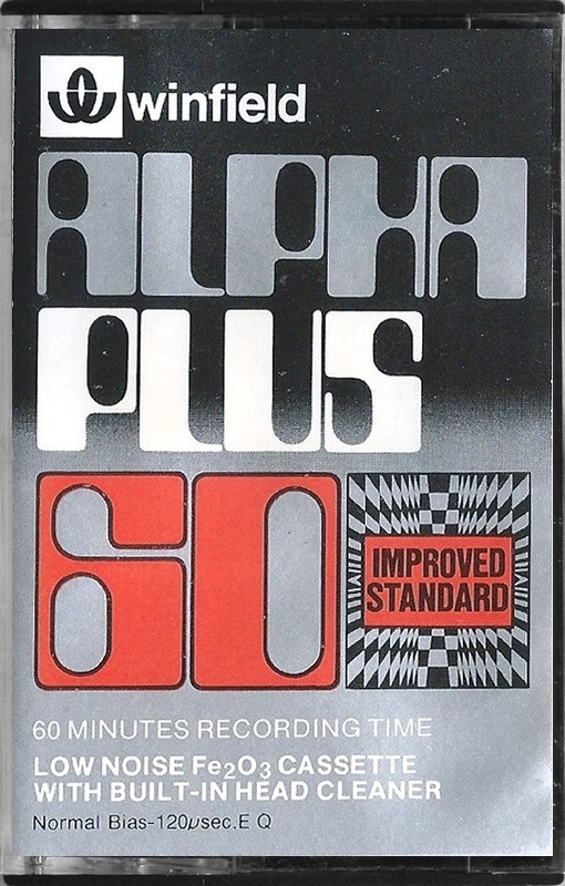 Compact Cassette: Unknown Winfield - Alpha Plus 60