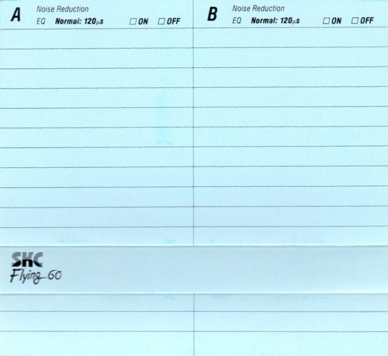 Compact Cassette: Sunkyong Magnetic Limited (SKM) SKC - Flying 60