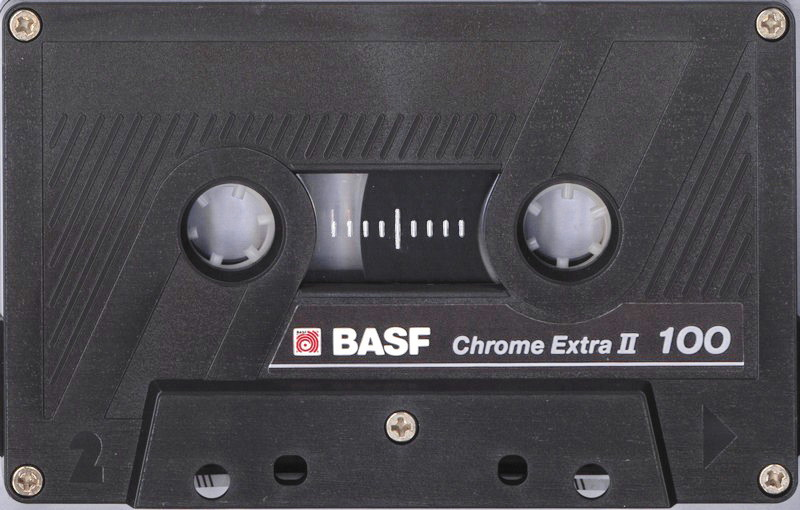 Compact Cassette BASF Chrome Extra II 100 Type II Chrome 1990 Europe