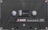 Compact Cassette BASF Chrome Extra II 100 Type II Chrome 1990 Europe